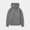 Felpa con cappuccio oversize da uomo – grigio antracite