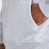 Felpa con cappuccio oversize da uomo – grigio melange Felpa con cappuccio oversize da uomo – grigio melange