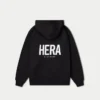 Felpa con cappuccio oversize da uomo – nera Felpa con cappuccio oversize da uomo – nera