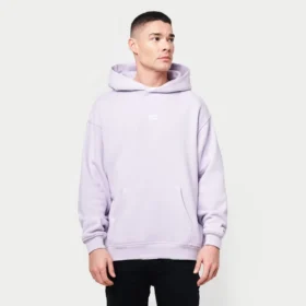 Felpa con cappuccio Rewear Collective – lilla primaverile