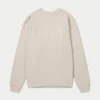 Felpa da uomo Label – color avena