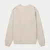 Felpa da uomo Label – color avena