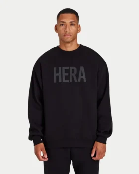 Felpa da uomo Label – nera