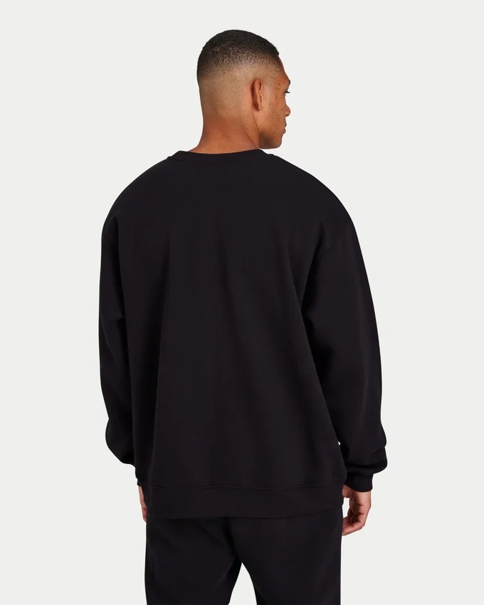 Felpa da uomo Label – nera Felpa da uomo Label – nera