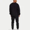 Felpa da uomo Label – nera Felpa da uomo Label – nera