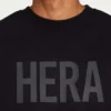 Felpa da uomo Label – nera Felpa da uomo Label – nera