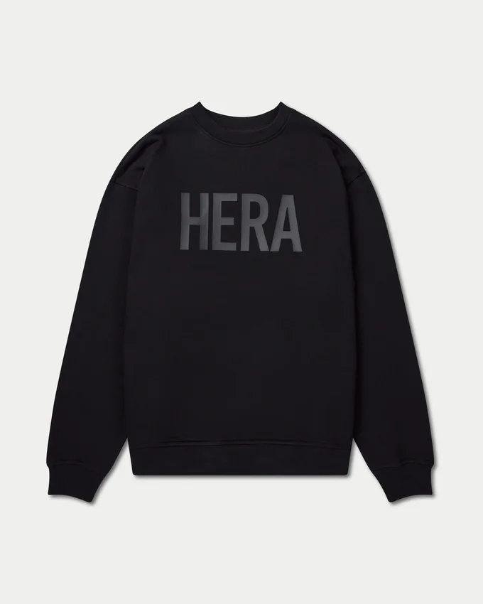 Felpa da uomo Label – nera Felpa da uomo Label – nera