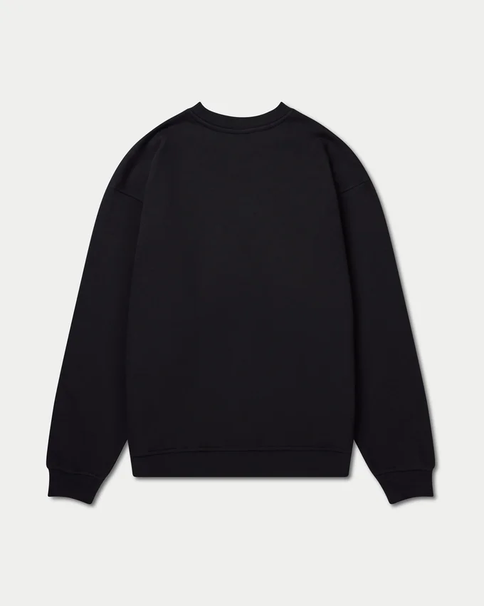 Felpa da uomo Label – nera Felpa da uomo Label – nera
