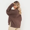 Felpa Rewear Collective – marrone ardesia