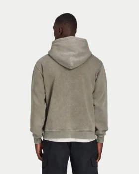 Felpa Signature con cappuccio oversize lavata da uomo