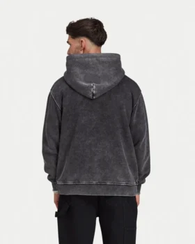 Felpa Signature con cappuccio oversize lavata da uomo