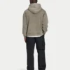 Felpa Signature con cappuccio oversize lavata da uomo