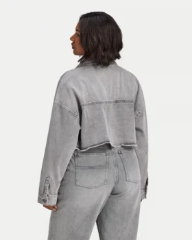 Giacca in denim corta da donna