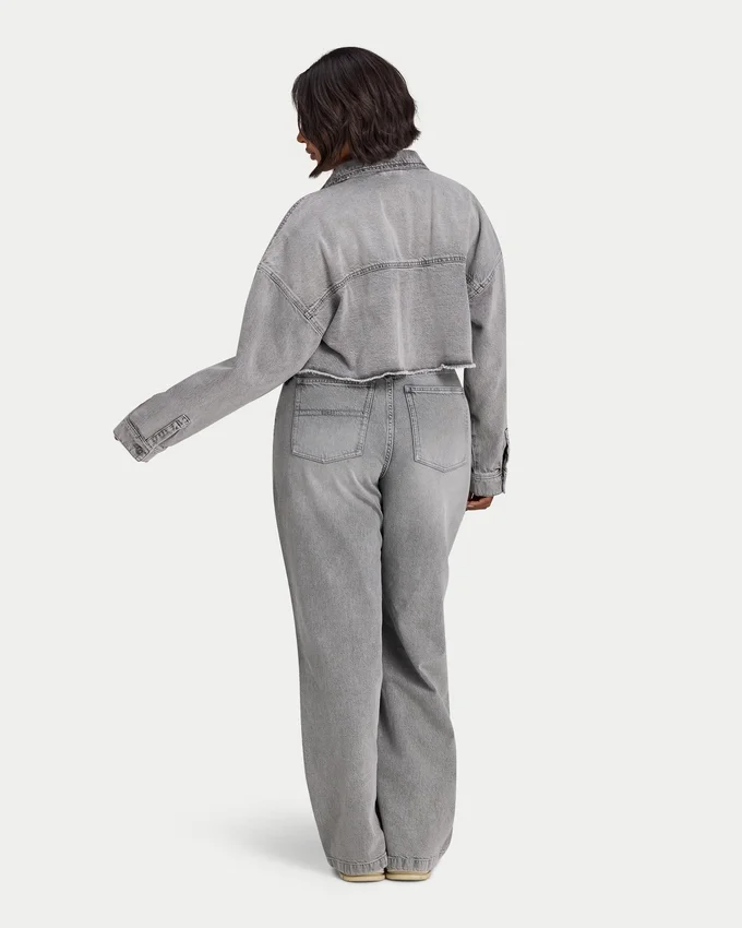 Giacca in denim corta da donna Giacca in denim corta da donna