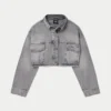 Giacca in denim corta da donna Giacca in denim corta da donna