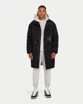 Giacca parka da uomo – nera