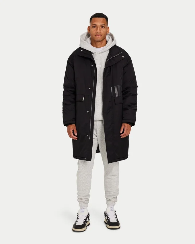 Giacca parka da uomo – nera Giacca parka da uomo – nera