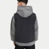 Gilet utility trapuntato da uomo – nero Gilet utility trapuntato da uomo – nero