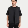 Gilet utility trapuntato da uomo – nero Gilet utility trapuntato da uomo – nero