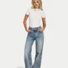 Jeans da donna a gamba dritta Jeans da donna a gamba dritta