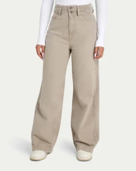 Jeans da donna larghi – color pietra