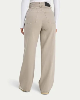 Jeans da donna larghi – color pietra