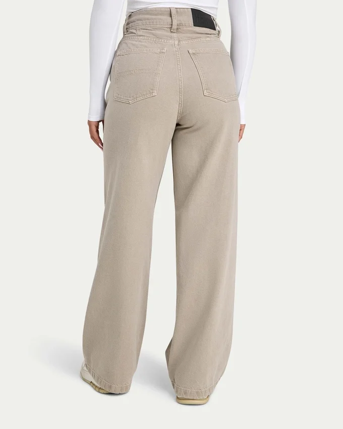 Jeans da donna larghi – color pietra Jeans da donna larghi – color pietra