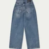 Jeans da donna larghi in denim – lavaggio medio