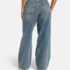 Jeans da donna larghi in denim – lavaggio medio