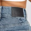 Jeans da donna larghi in denim – lavaggio medio
