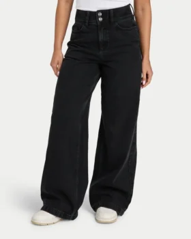 Jeans da donna larghi – neri