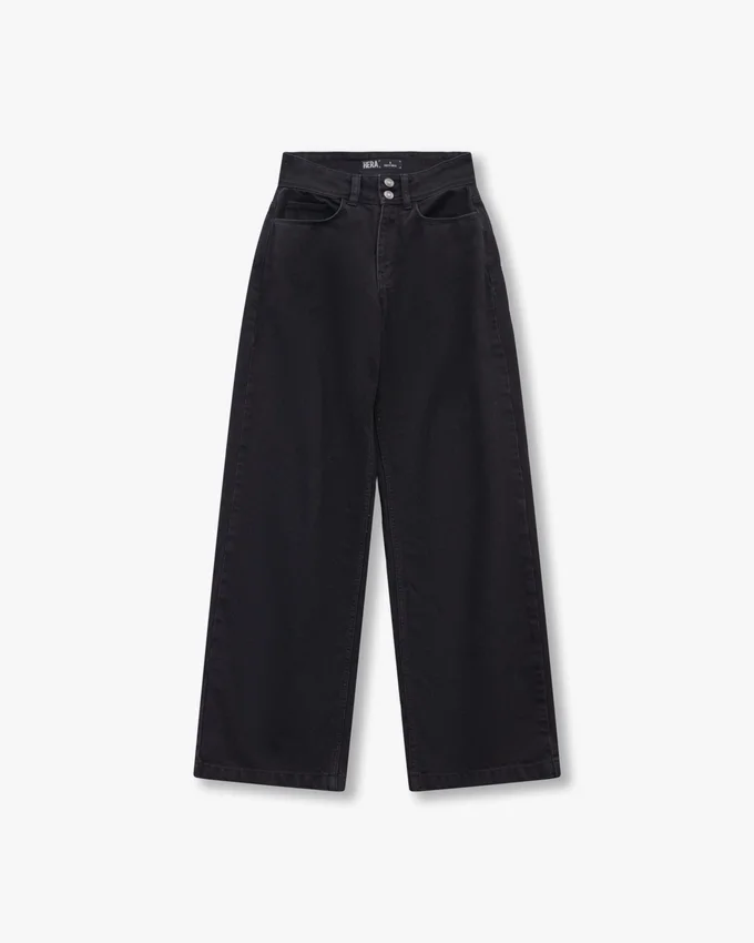 Jeans da donna larghi – neri Jeans da donna larghi – neri