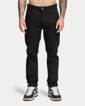 Jeans da uomo dal taglio morbido – nero