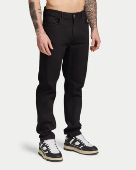 Jeans da uomo dal taglio morbido – nero