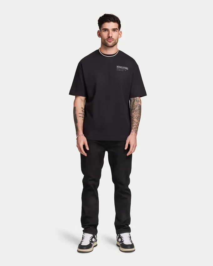 Jeans da uomo dal taglio morbido – nero Jeans da uomo dal taglio morbido – nero