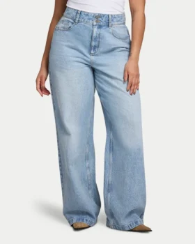 Jeans larghi da donna – azzurro
