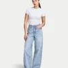 Jeans larghi da donna – azzurro