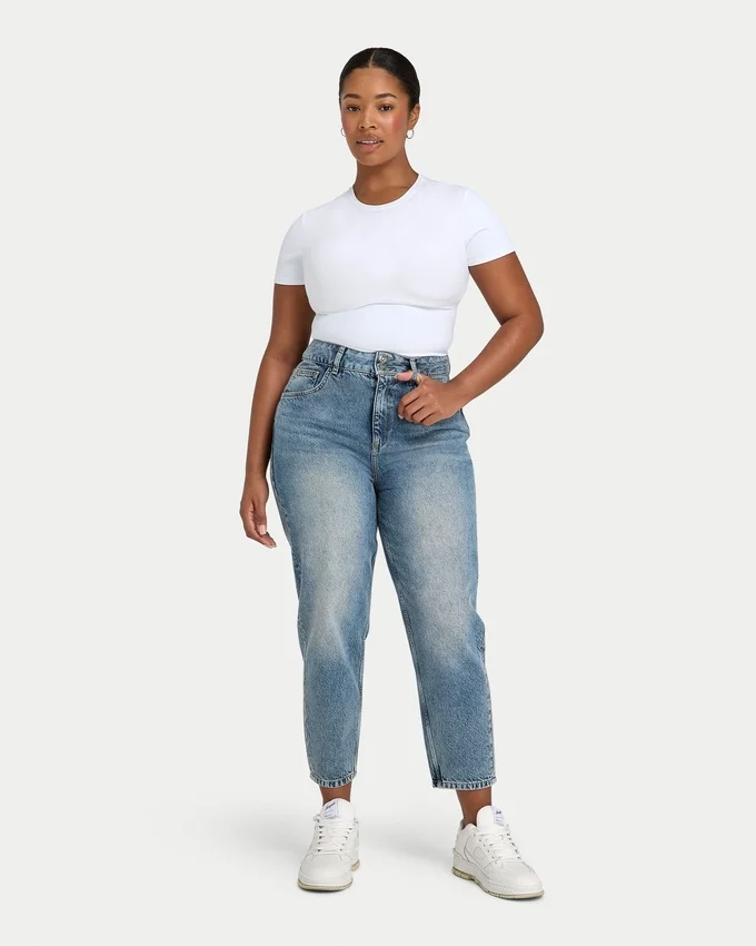 Jeans mom da donna – lavaggio medio Jeans mom da donna – lavaggio medio