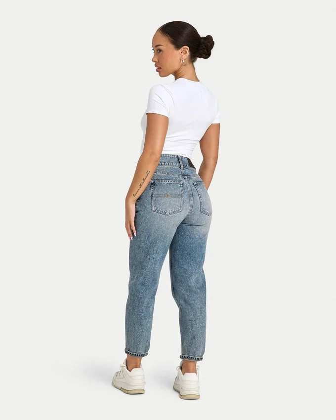 Jeans mom da donna – lavaggio medio Jeans mom da donna – lavaggio medio