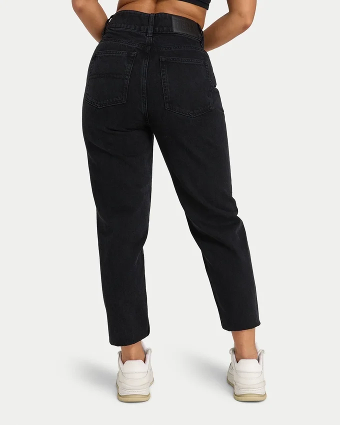 Jeans mom da donna – nero lavato Jeans mom da donna – nero lavato