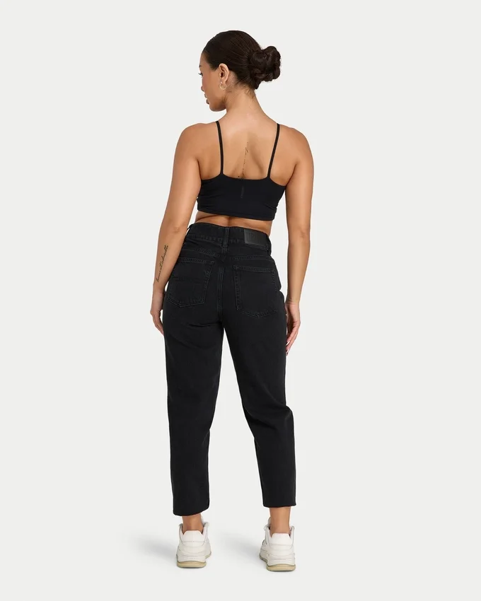 Jeans mom da donna – nero lavato Jeans mom da donna – nero lavato