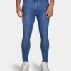 Jeans Spray-On da uomo – blu medio Jeans Spray-On da uomo – blu medio
