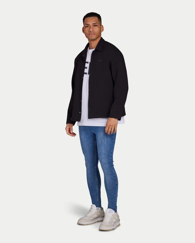 Jeans Spray-On da uomo – blu medio Jeans Spray-On da uomo – blu medio