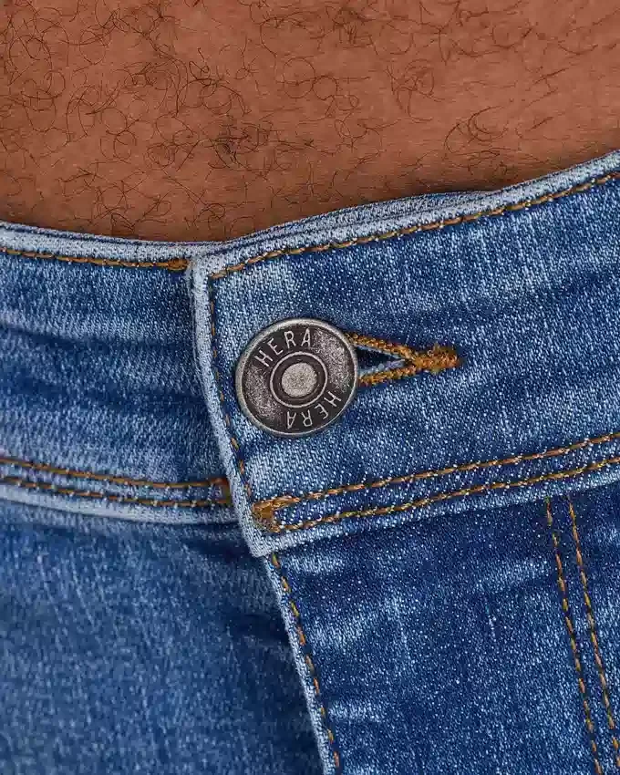 Jeans Spray-On da uomo – blu medio Jeans Spray-On da uomo – blu medio