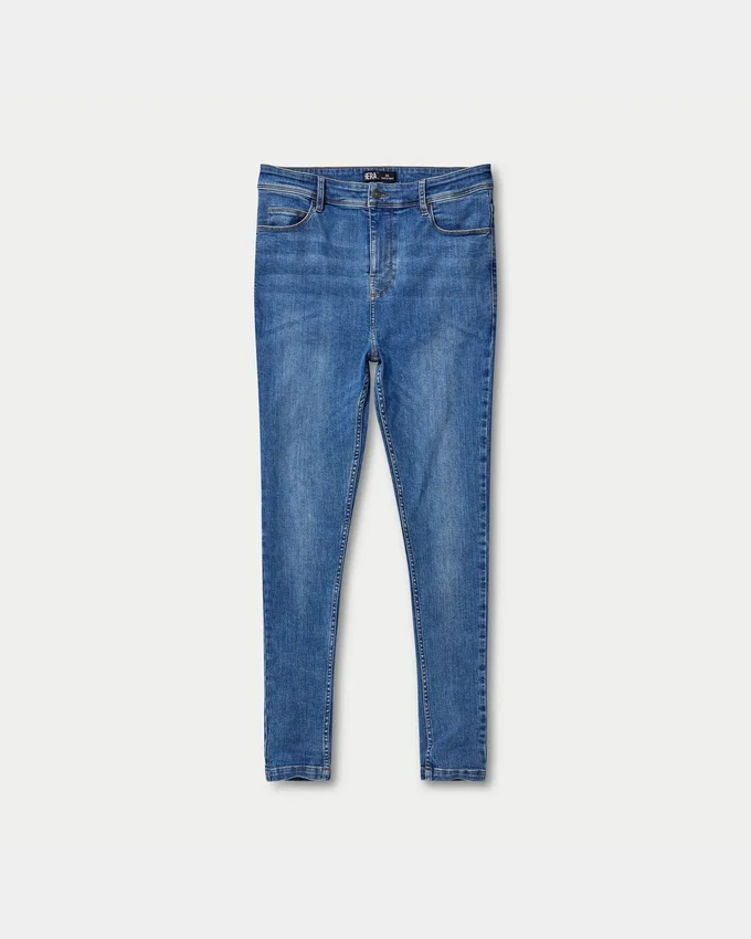 Jeans Spray-On da uomo – blu medio Jeans Spray-On da uomo – blu medio