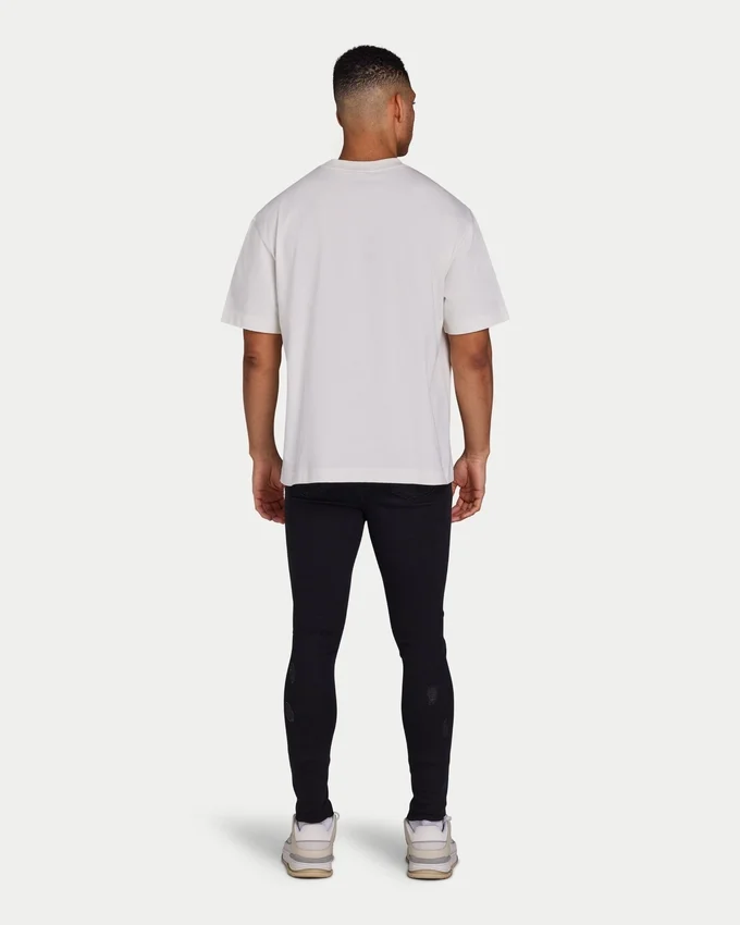Jeans strappati Spray-On da uomo – nero Jeans strappati Spray-On da uomo – nero