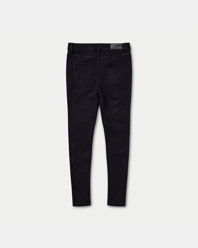 Jeans strappati Spray-On da uomo – nero Jeans strappati Spray-On da uomo – nero