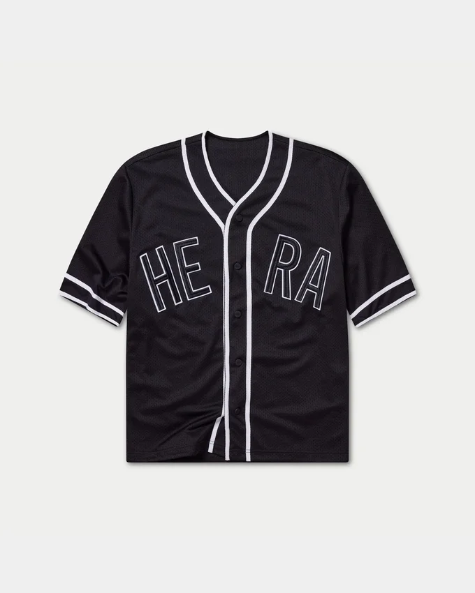 Maglia da uomo in rete stile college – nera Maglia da uomo in rete stile college – nera