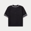 Maglia da uomo in rete stile college – nera Maglia da uomo in rete stile college – nera