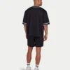 Maglia da uomo in rete stile college – nera Maglia da uomo in rete stile college – nera